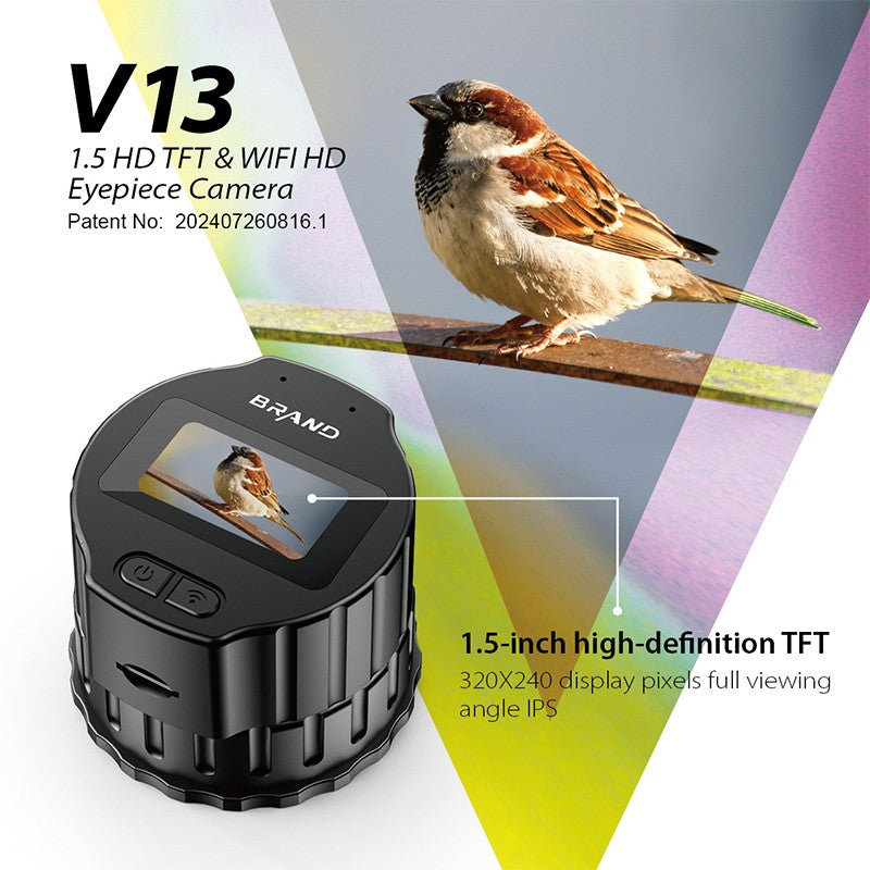 ? 1920X1080 Eyepieces Camera WiFi Electronic 1.5'' High-Definition Screen Portable Recorder Telescopes with APP Connection