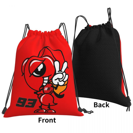 Motorcycle Marc Marqueze 93 Backpacks Casual Drawstring Bags Sports Bag Book Bags For Man Woman School