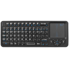 Rii K06 Mini Bluetooth Keyboard,Backlit 2.4GHz Wireless Keyboard with IR Learning Touchpad Android TV Box? Mac, Laptop, Windows