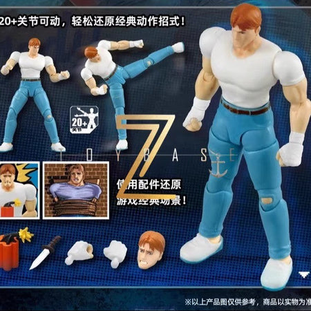In Stock 52toys Capcom Final Fight 3.75-Inch Action Figure Cool Soldier Model Toy For Game Lovers Decoration Surprise Gifts