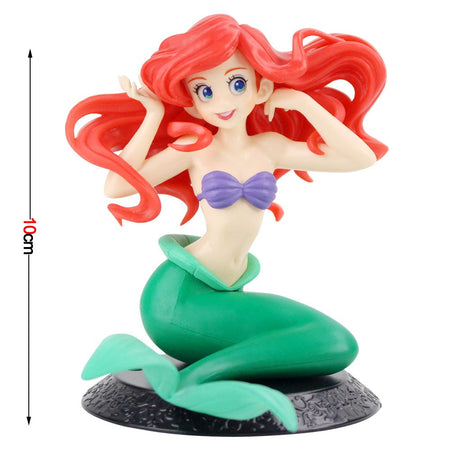 5 style Cartoon Q Posket Mermaid Princess Little Mermaid Super Premium Figure PVC Model Collecting toys Toy girls gift