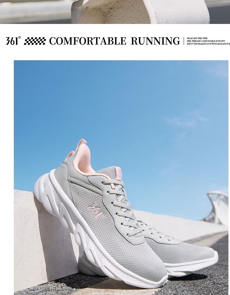 361 Degrees Women's Sneakers Retro Platform Sole Breathable Mesh All-Day Comfort Lightweight  Fitness Female Sneakers 682522230