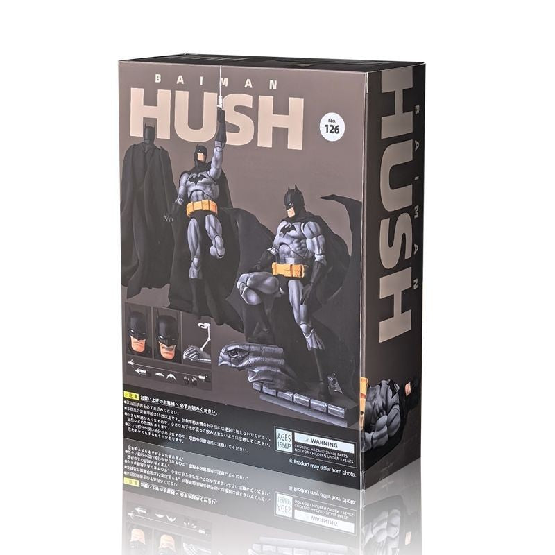 CT Toys Batman Mafex 126 Blue 1/6 Scale Action Figure DC Batman Shf Anime Collectible Figurine for Kids And Collectors Xmas Gift