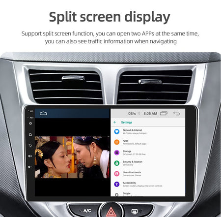 Android 12 Car Radio For Hyundai Solaris Verna Accent 1 2010 - 2016 Multimedia Video Player Navigaion GPS 2 din 4G DVD Head unit