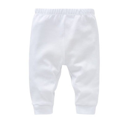 100% Cotton Baby Pants Blank Baby Boy and Girls Legging Colors Kids Trousers Plain Newborn Clothing Muslin Clothes for 0-24M