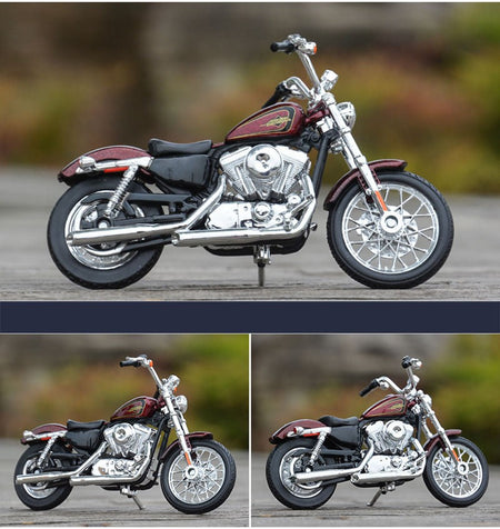 Maisto 1:18 Harley XL 1200V Seventy-Two Alloy Motorcycle Model Diecasts Metal Street Motorcycle Model Simulation Childrens Gifts
