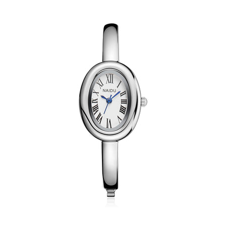 Fashionable Luxury Elegant ladies' Bracelet Watch Roman Numeral Oval Waterproof Women's Quartz Watch reloj ???? ??????? ????????