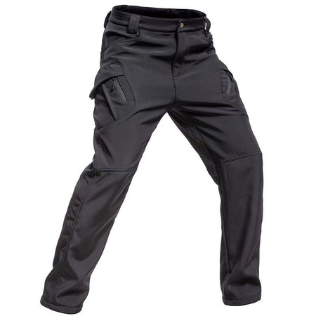Men's Winter Autumn Fleece Softshell Pants Tactical Military Combat Cargo Trousers Hiking Camping Climbing Casual Sportwears