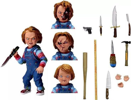 Real Genuine Limit Cheap Sale NECA GOOD GUYS CHUCKY Halloween Day Horror Doll PVC Figure Collectible Model Toy 15cm