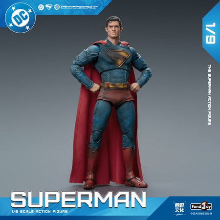 2026Hot Fondjoy Battle Damaged Superman Action Figure David Corenswet 1/9 New Superman Figure Pvc Joint Movable Kid Toy Boy Gift