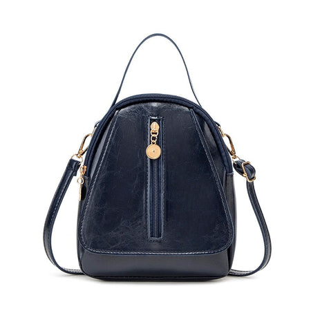 Fashion Women Mini Backpack Solid Color Soft Pu Small Backpacks Female Casual Outdoor Travel Rucksack School Baskpack for Girls