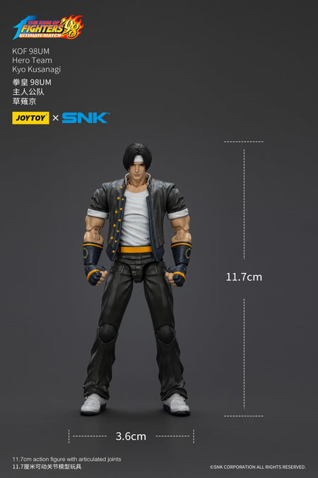 JOYTOY SNK 1/18 Action Figure KOF 98UM Hero Team Kyo Kusanagi Goro Daimon Benimaru Nikaido figures Toys Model