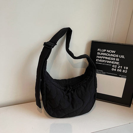 New Commuting Crossbody Bags for Women Fashion Texture and Simple Hobo Shoulder Bag Large Capacity Versatile Bags for Travel