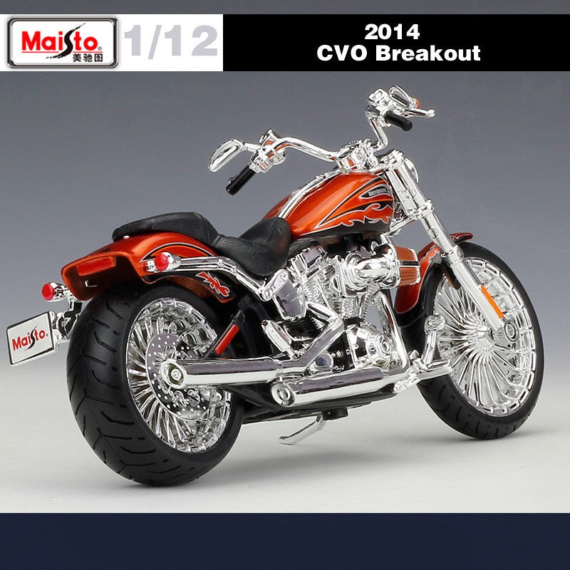 Maisto 1:12 Harley 2014 CVO BREAKOUT Alloy Racing Motorcycle Model Diecasts Metal Cross-country Motorcycle Model Kids Toys Gift
