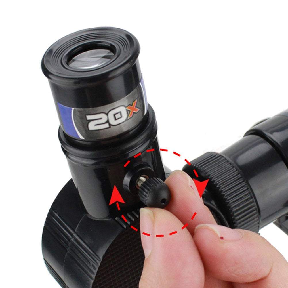 Children Science Astronomical Telescope  Monocular Introductory Teaching Aids High Powered Eyepiece 20X 30X 40X