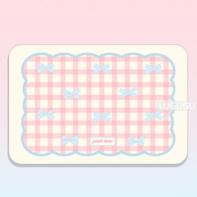 VIKAMA Cute Pet Placemats Cats And Dogs Universal Water-Absorbent Non-Slip Wash-Free Simple Pet Floor Mats Pet Supplies