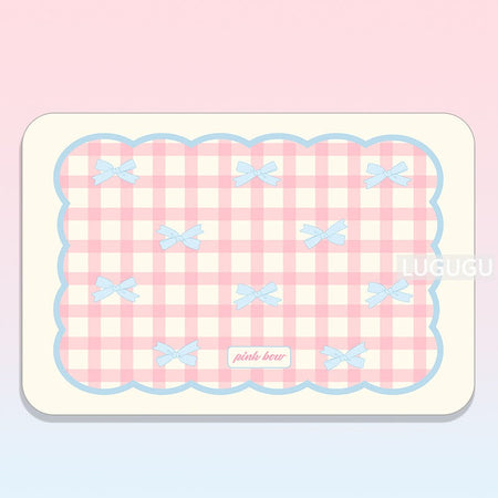 VIKAMA Cute Pet Placemats Cats And Dogs Universal Water-Absorbent Non-Slip Wash-Free Simple Pet Floor Mats Pet Supplies