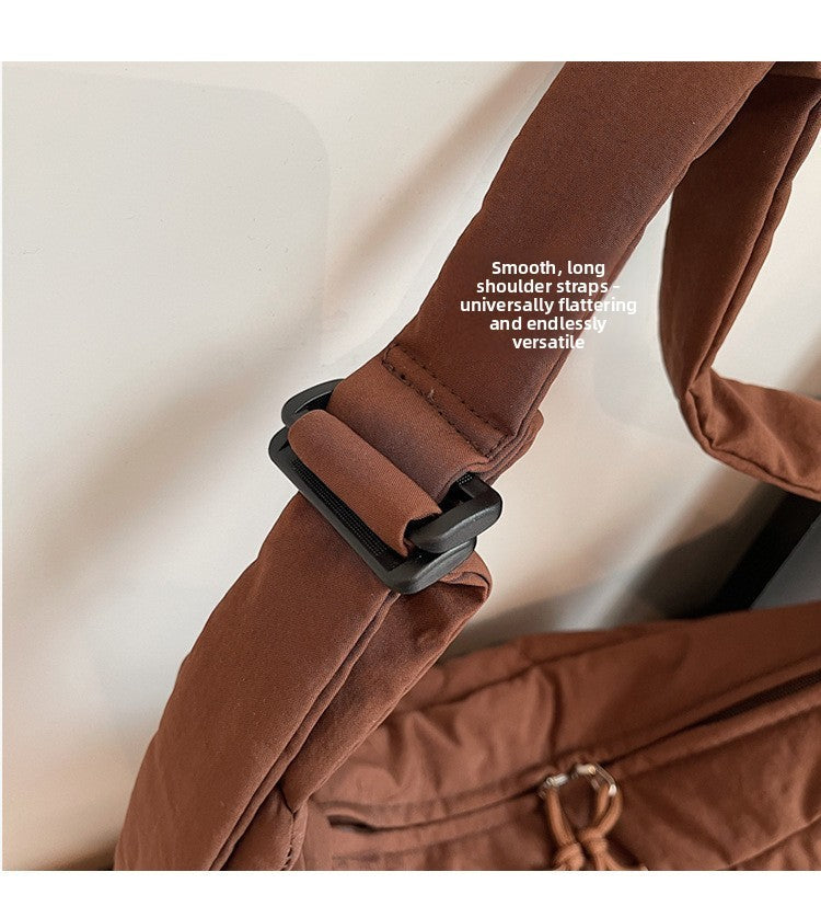New Commuting Crossbody Bags for Women Fashion Texture and Simple Hobo Shoulder Bag Large Capacity Versatile Bags for Travel