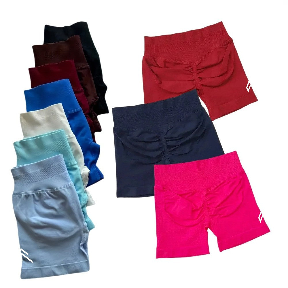 Oner Active Effortless Wome Seamless Shorts Yoga Shorts Silicone Printed Sport Shorts Low Ribbed Band Scrunch Butt Shorts