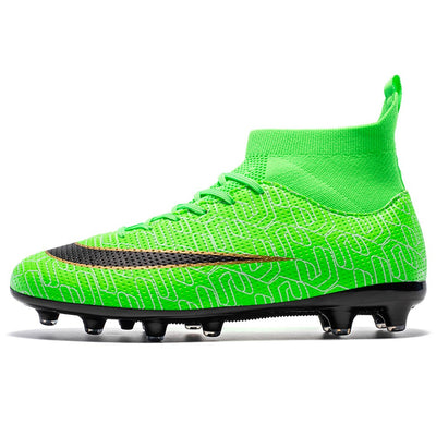 Men's and Women's Football Cleats Firm Ground Outdoor Football Shoes Lightweight Sports Sneaker Rugby Boots