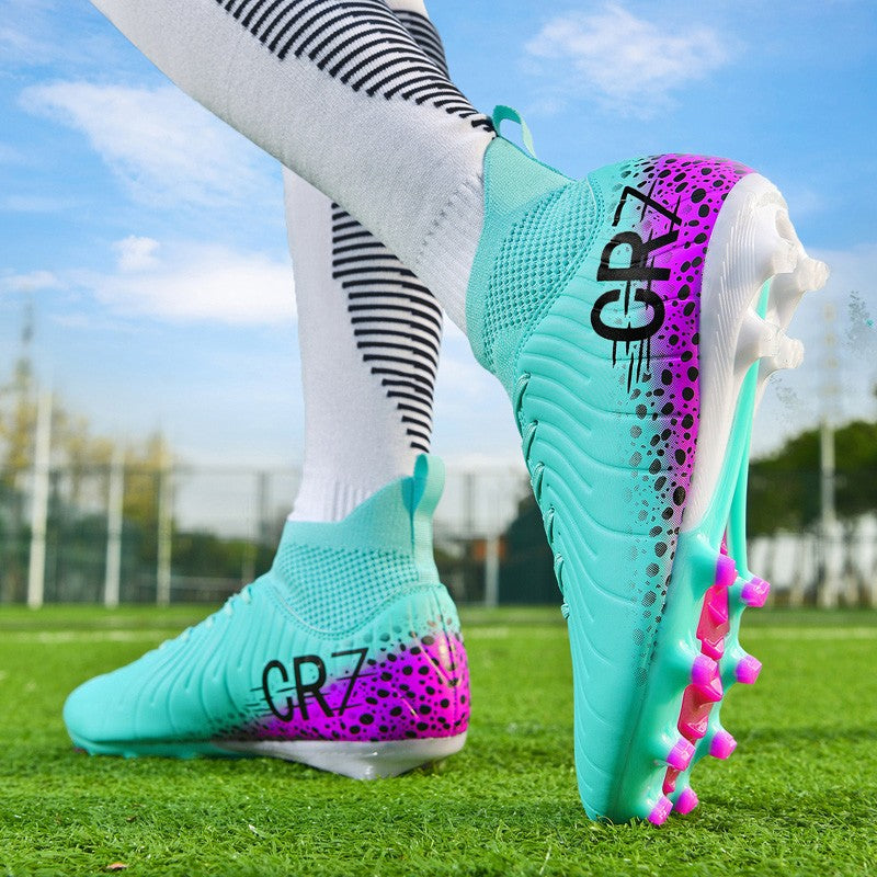 Professional Mens Soccer Shoes Women Football Boots Studded Society Turf Cleats Adults TF/FG Training High-Quality Sneakers
