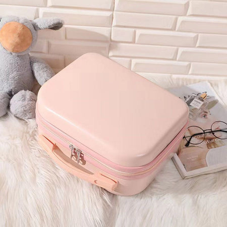 14 Inches Mini Women Carry On Suitcase Short Trip Travel Luggage Make Up Travel Bags
