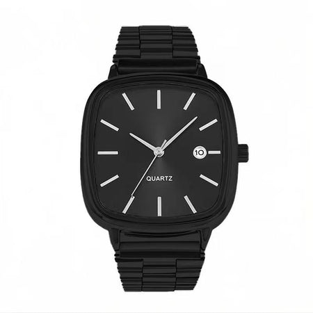 Luxury Square Quartz Watch for Men Casual Student Fashion Simple Design Versatile Stylish Calendar Watches Male Female