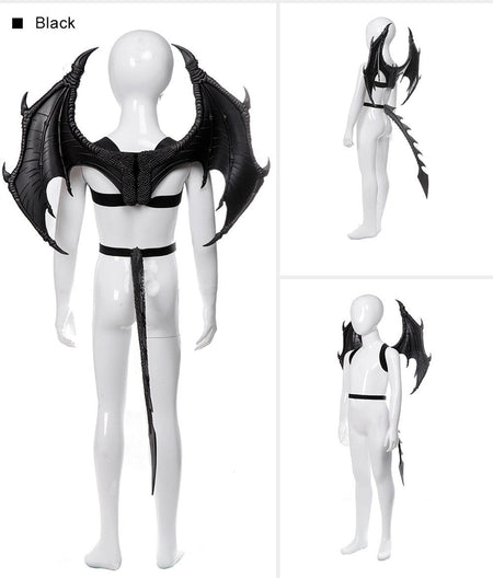 Animal Cospty Dragon Costume Purim Christmas Gift Carnival Party Cosplay Set Wing and Tail faucet Costume
