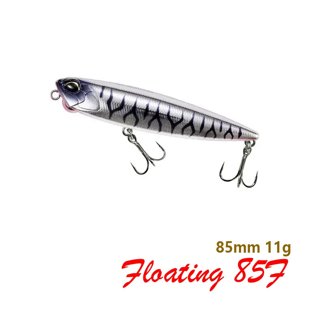 85mm 11g Floating Pencil Fishing Lure Topwater Walking the Dogs Freshwater Swimbait Wobbler for Pike Bass Artificial Hard Baits