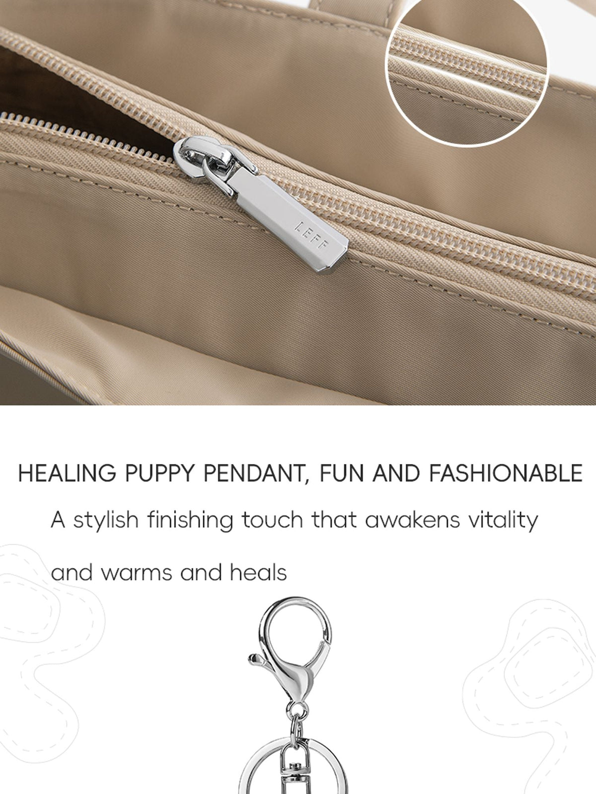 LEFF Luxury Women's Tote Bag Crossbody Bag High End Large Capacity Shoulder Bags Nylon Waterproof Commuting Bag Outdoor Bags