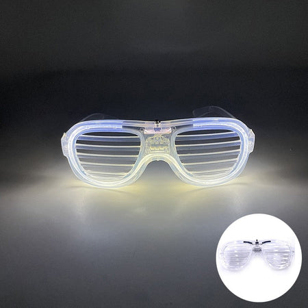 New Cool Wireless Glowing LED Light Up Glasses For Rave Festival Party Luminous Neon Mosaic Sunglasses Club Disco Eye Glasses