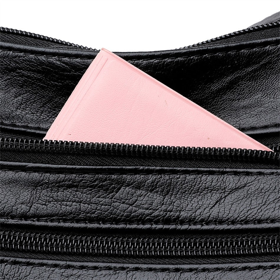 Soft Leather Women Bag Branded Designer Ladies Handbag Purses 2023 Luxury Female Shoulder Bag Large Capacity Crossbody Bags Sac