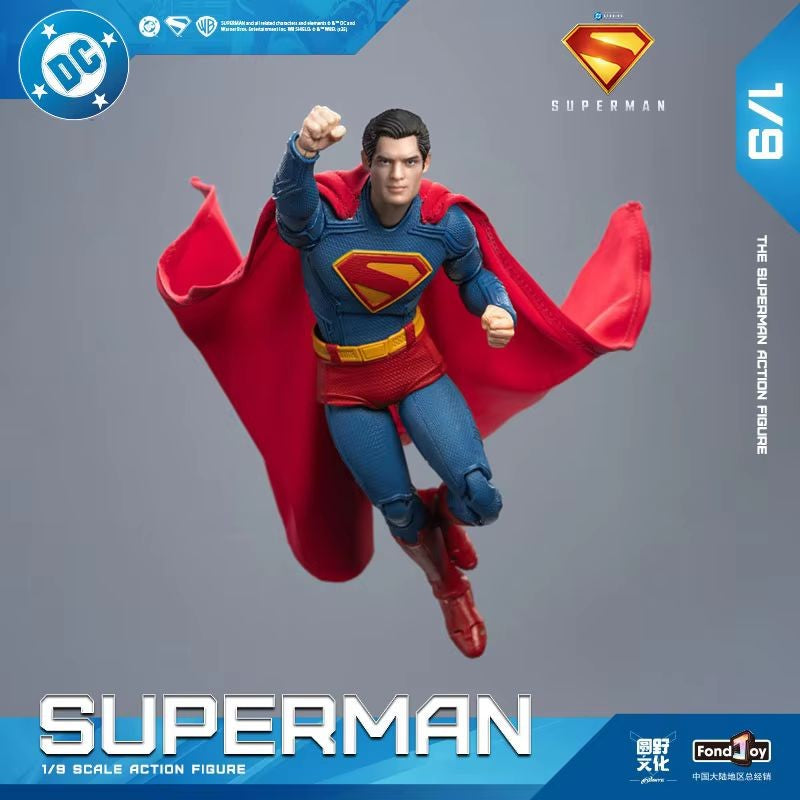 2026Hot Fondjoy Battle Damaged Superman Action Figure David Corenswet 1/9 New Superman Figure Pvc Joint Movable Kid Toy Boy Gift