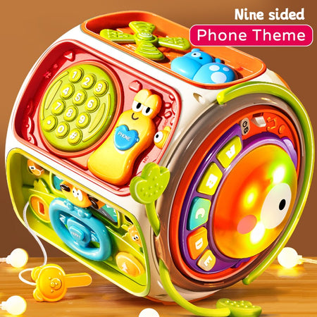 Baby Cell Phone Toy Children's Music Mobile Speaker With Sound Light Education Development Toy For 12 Months Kids Gifts