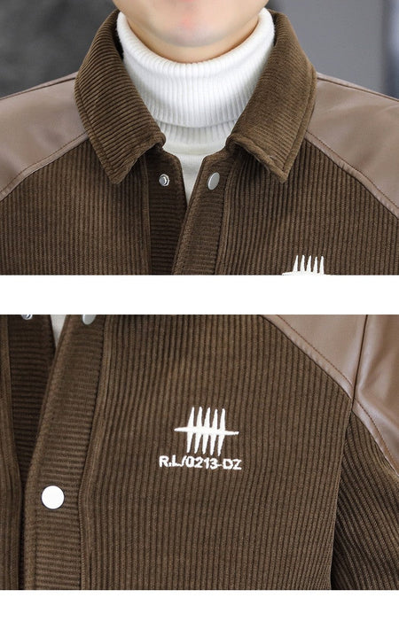 Korean Winter Jacket for Men Thickened and Warm Wool Blends Jacket Casual Business Streetwear Overcoat Social Men Clothing 2023