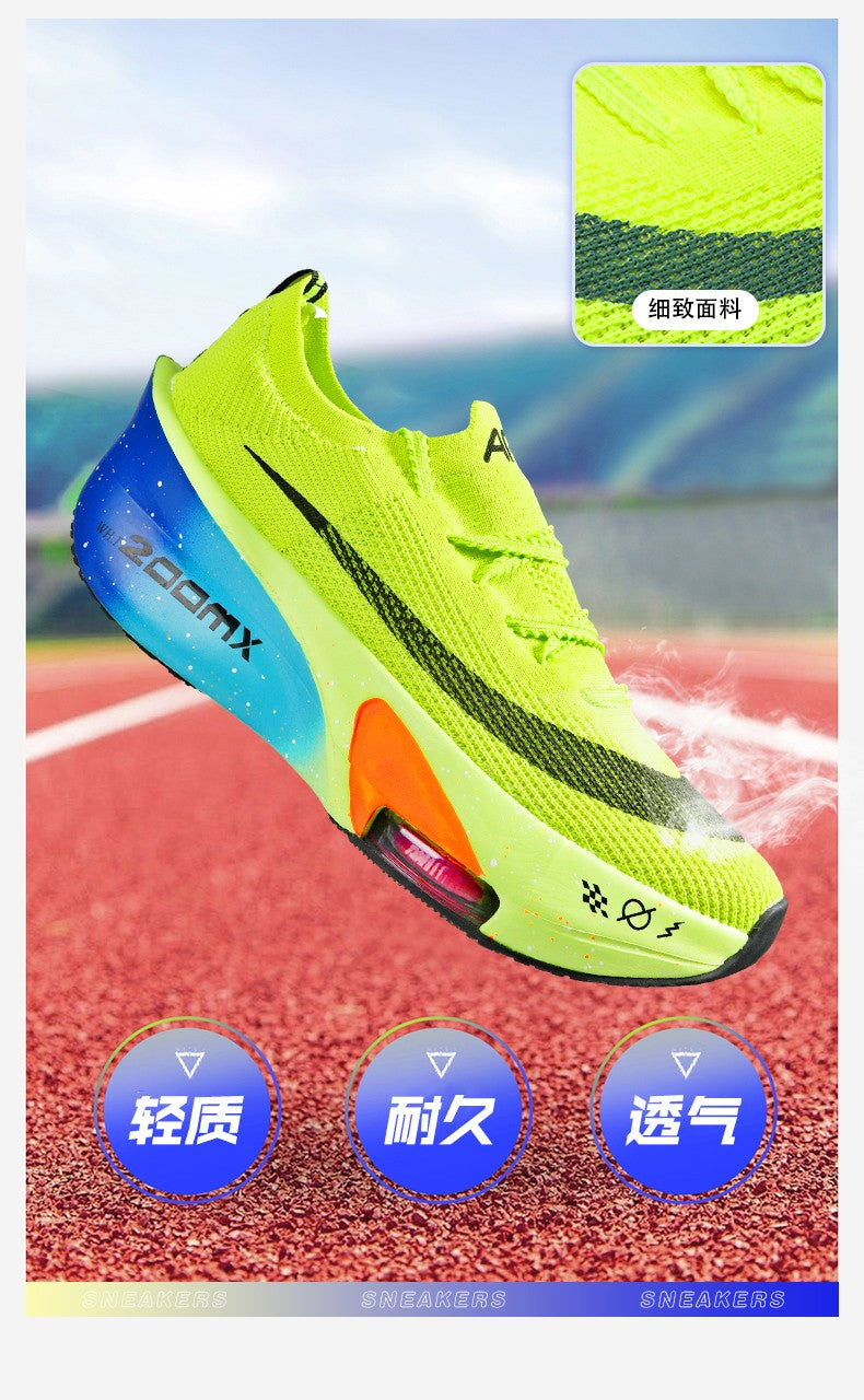 Sports Running Shoes Men Marathon Air Cushion Carbon Plate Breathable Lightweight Women Comfortable Athletic Walk Race Sneakers