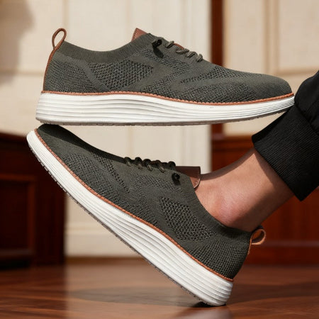Men Casual Walking Shoes Breathable Mesh Knit Sneakers Hot Selling Bestselle Lightweight Non-slip Flat Lace Up Running Shoes Men