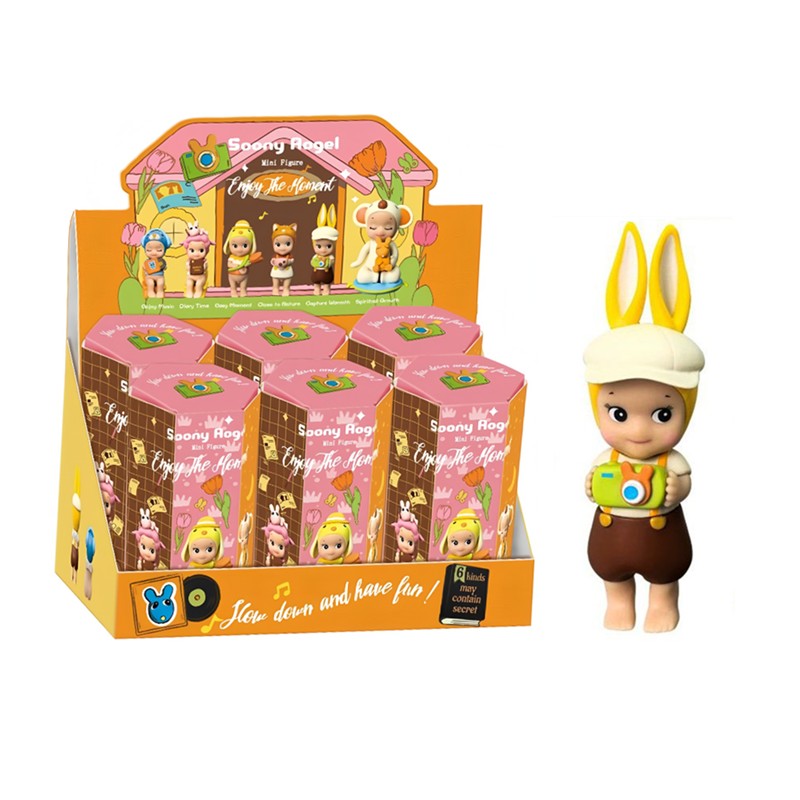 new 2025 Sonny Angel Enjoy The Moment Series Blind Box Anime Mini Figures Ornaments Cartoon Dolls Desktop Valentine'S Day Gift