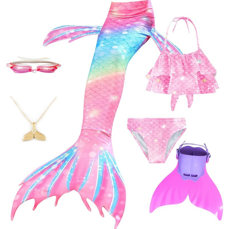 Mermaid Costume for Mermaid Tail for Swimming Can Add Monofin Fin Ariel Mermaid Costumes Cosplay BiSwimsuit set gift