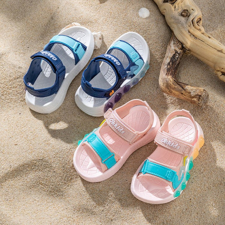 New Summer Children's Soft Soled Sandals Anti Slip Breathable For Boys And Girls Water Wading Baby Beach Sandals