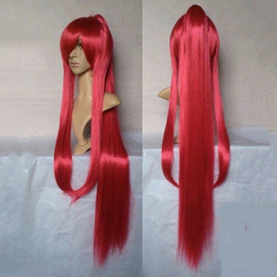 HAIRJOY  Synthetic Hair Cosplay Wigs Long Ponytail Black Purple  Red Grey Wig High Temperature Fiber
