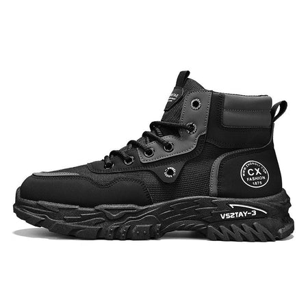 Men's work boots winter lace-up men's shoes warm safety platform size 44 Promotion designer anti-slip fashion