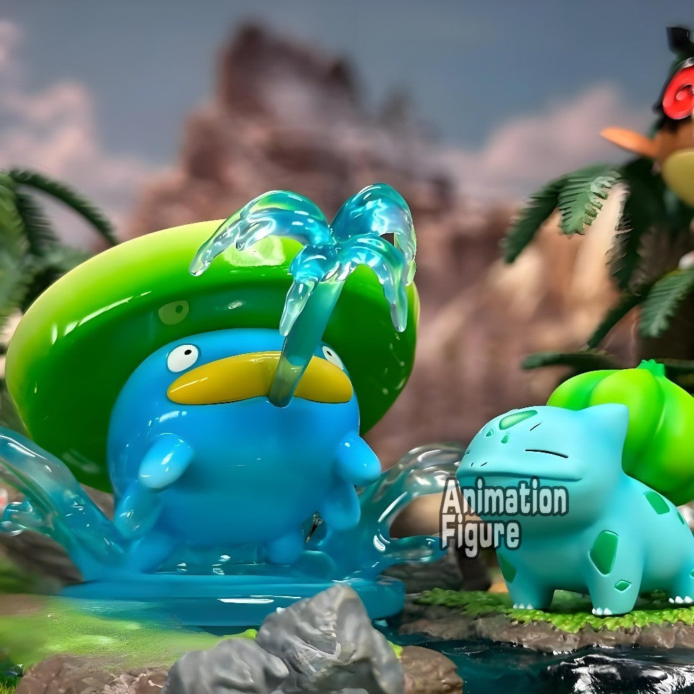 3-5cm Anime Pokemen Figure Lotad Combination Action Figures Pvc Collection Model Toys for Children Gifts
