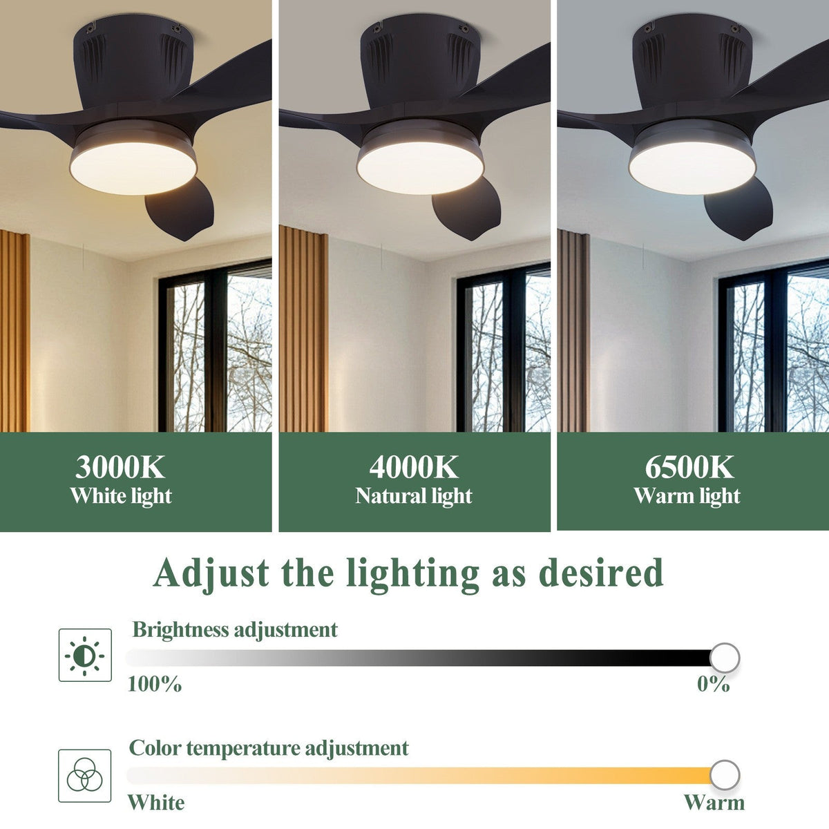 Minimalist Home Fan Light Nordic Led Living Room Restaurant Silent All-in-one Ceiling Fan Ceiling Lamps for Living Room Bedroom