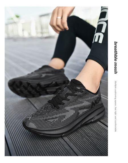 PARZIVAL Men's Sneaker Air Cushion Runner Trainers Tenis Marathon Sports Running Shoes Women Outdoor Athletic Speciality Sneaker