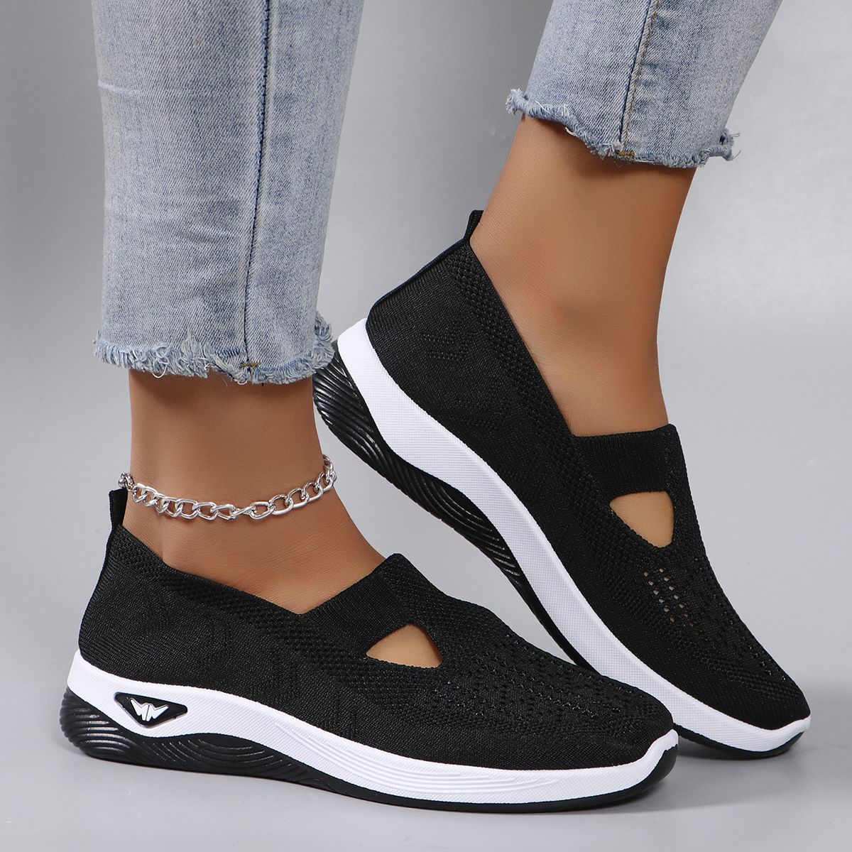Women's summer breathable mesh flat shoes women's shoes casual sneakers shoes, clearance free shipping