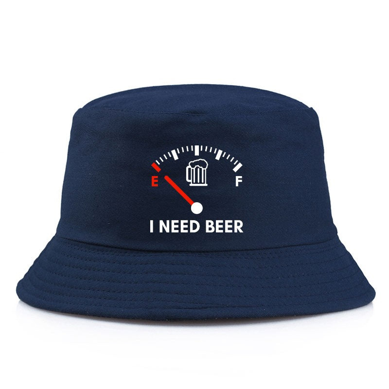 I Need Beer Reversible Bucket Hat Woman Man Outdoor Sun Beach Summer Panama Hats Girl Boy Sport Casual Fisherman Caps Visor Caps
