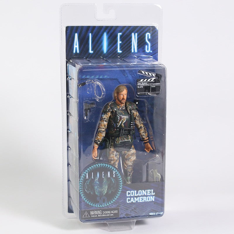 NECA Aliens Xenomorph Warrior Dog Alien Ellen Ripley Weyland Yutani Bishop Colonel Cameron 7"Action Figure Collectible Model Toy