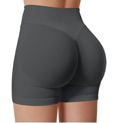 Summer High Waisted Yoga Shorts Fashionable and Sexy Running Fitness Pants Solid Color Yoga Leggings Customizable labels