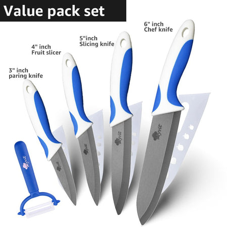 Kitchen Chef Knife Rustproof Fruit Paring Knife Ceramic Knife Household Utility Vegetable Slicing Knives Sharp Black Blades Cook